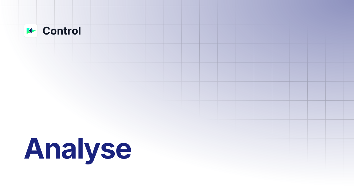 Analyse | Control